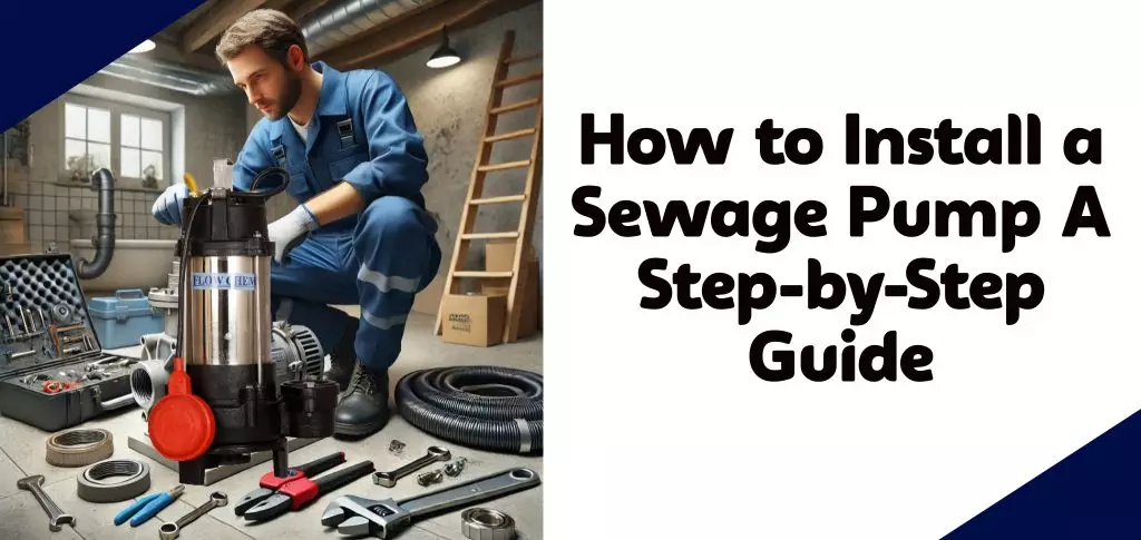 How to Install a Sewage Pump A Step-by-Step Guide